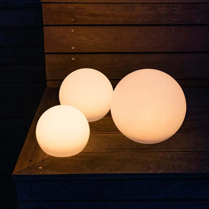 LED Havekuglelampe, Solar, Farveskift