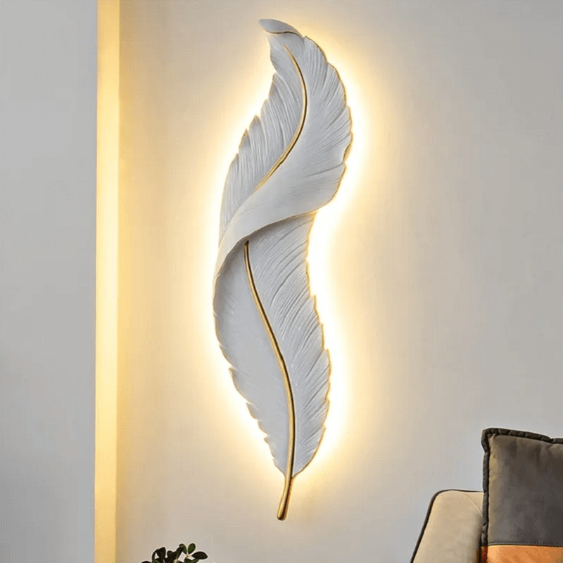 Moderne LED-væglampe – Tre-farvet belysning