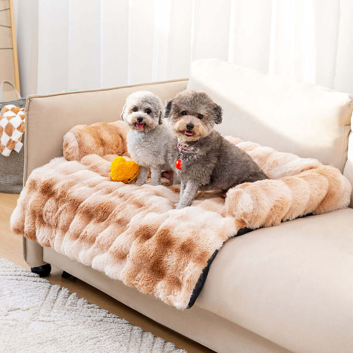 Hundesofa Beskyttelsestæppe – Deluxe Plys Seng