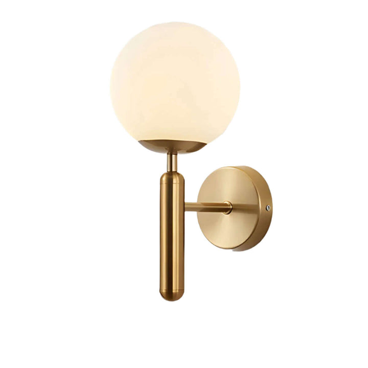 Elegant væglampe i vintage-stil, glas