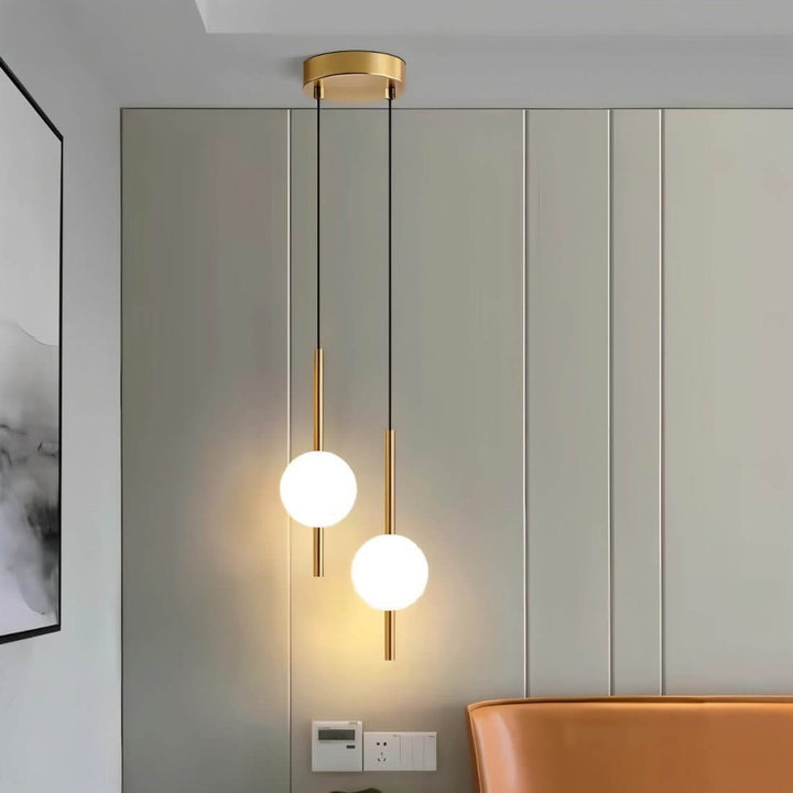 Moderne Glaskugle Pendellampe