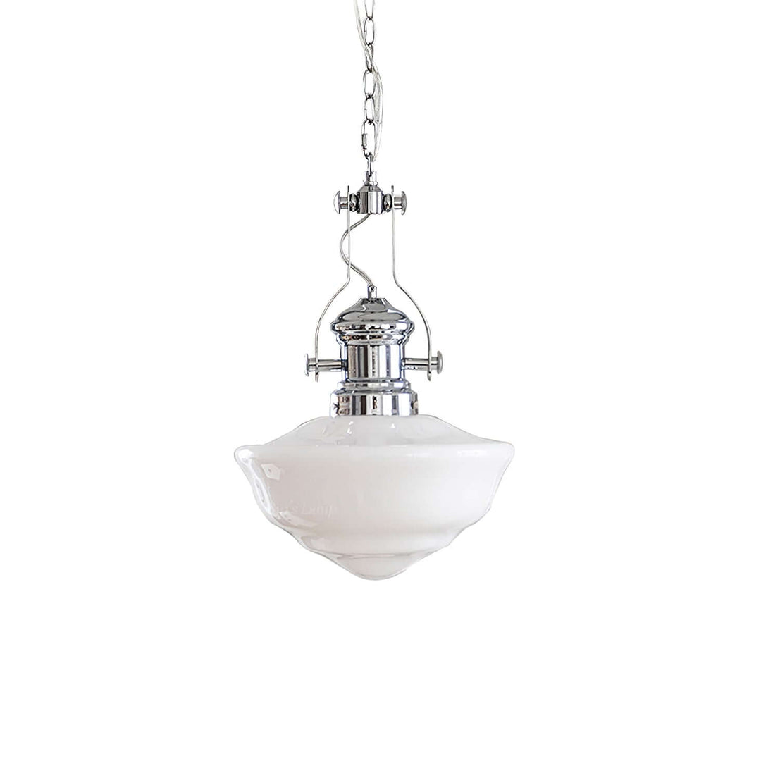 Elegant Pendel Lys i Glas & Metal