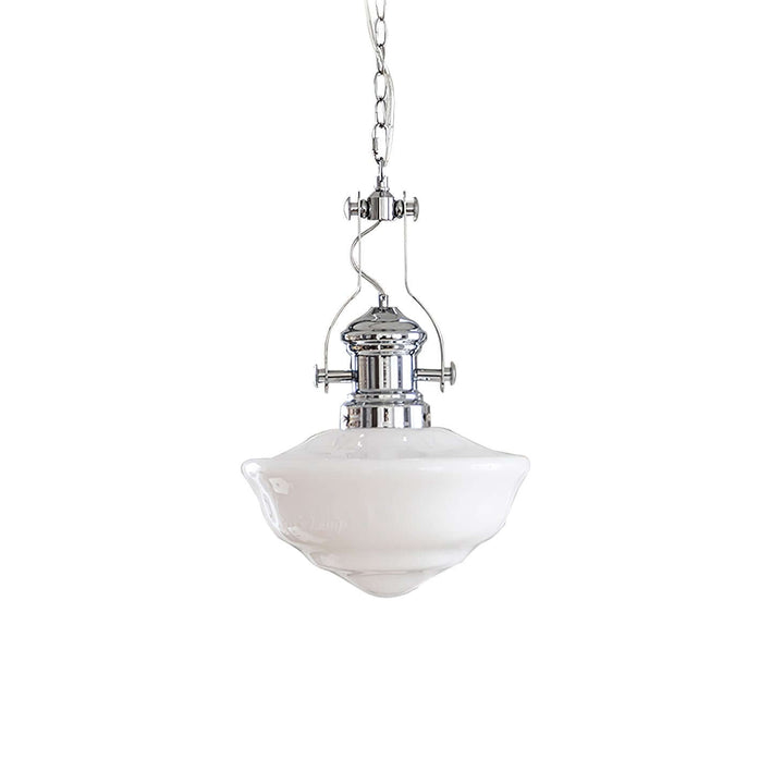 Elegant Pendel Lys i Glas & Metal