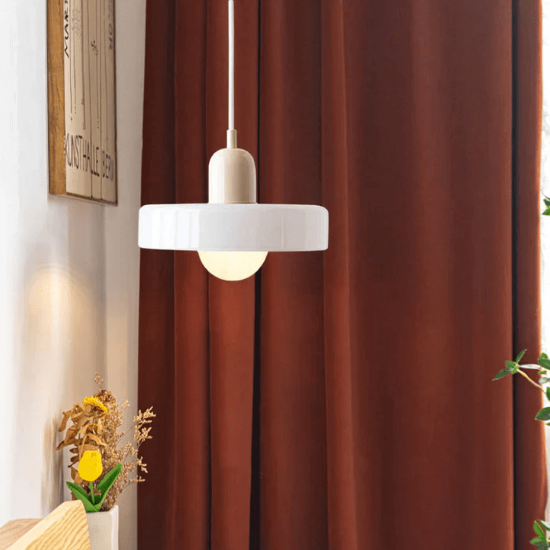 Moderne LED Glas Pendellampe med Justerbare Farver