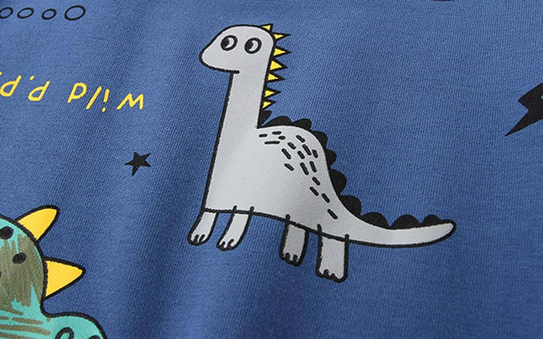 Børns Dinotøj Sæt - T-shirt & Bukser til Børn