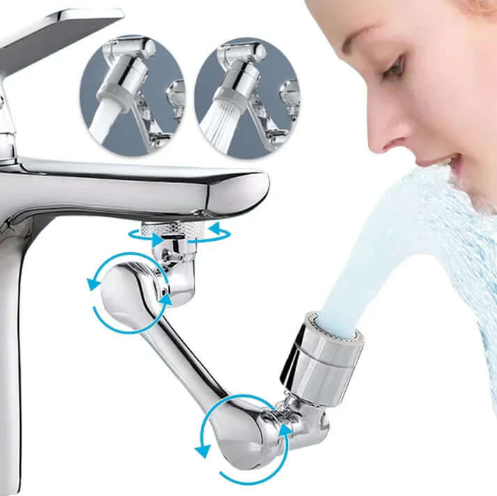 Fleksibel 1080° Vandhaneadapter til Køkken & Bad