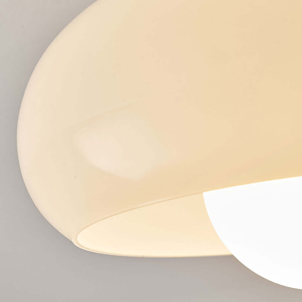 Vintage Hvid Lille Loftslampe til Entré