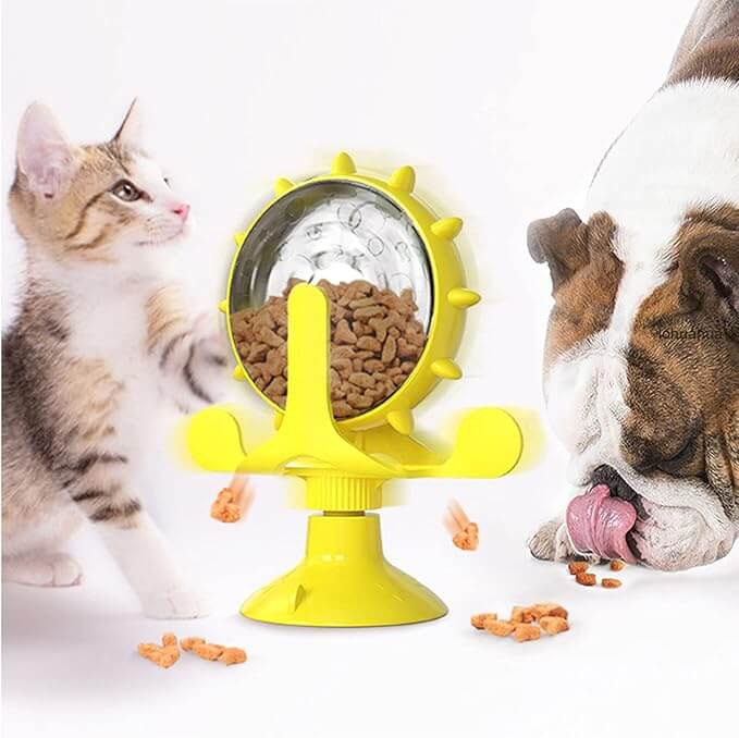 Interaktiv godbidsdispenser til katte og hunde