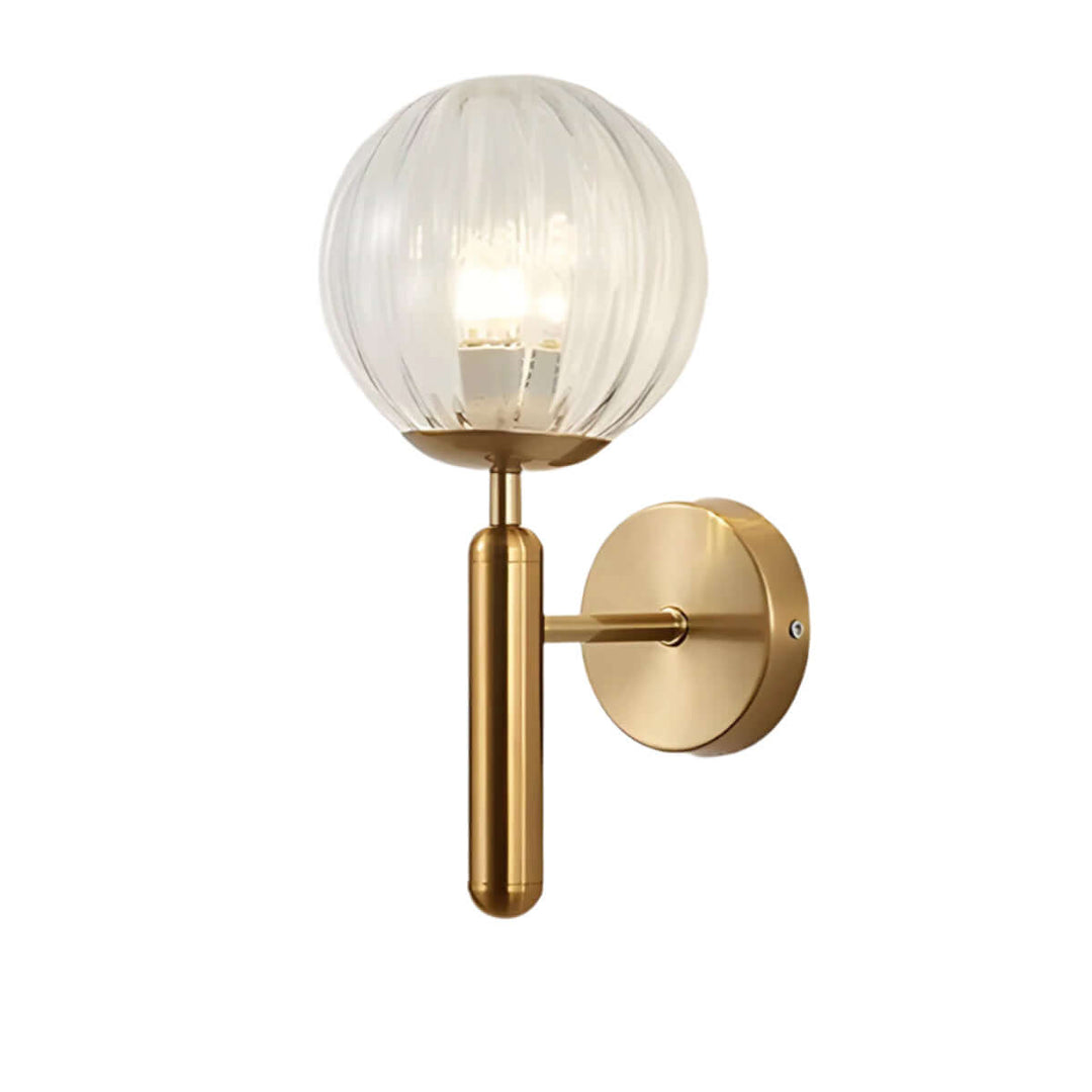 Elegant væglampe i vintage-stil, glas