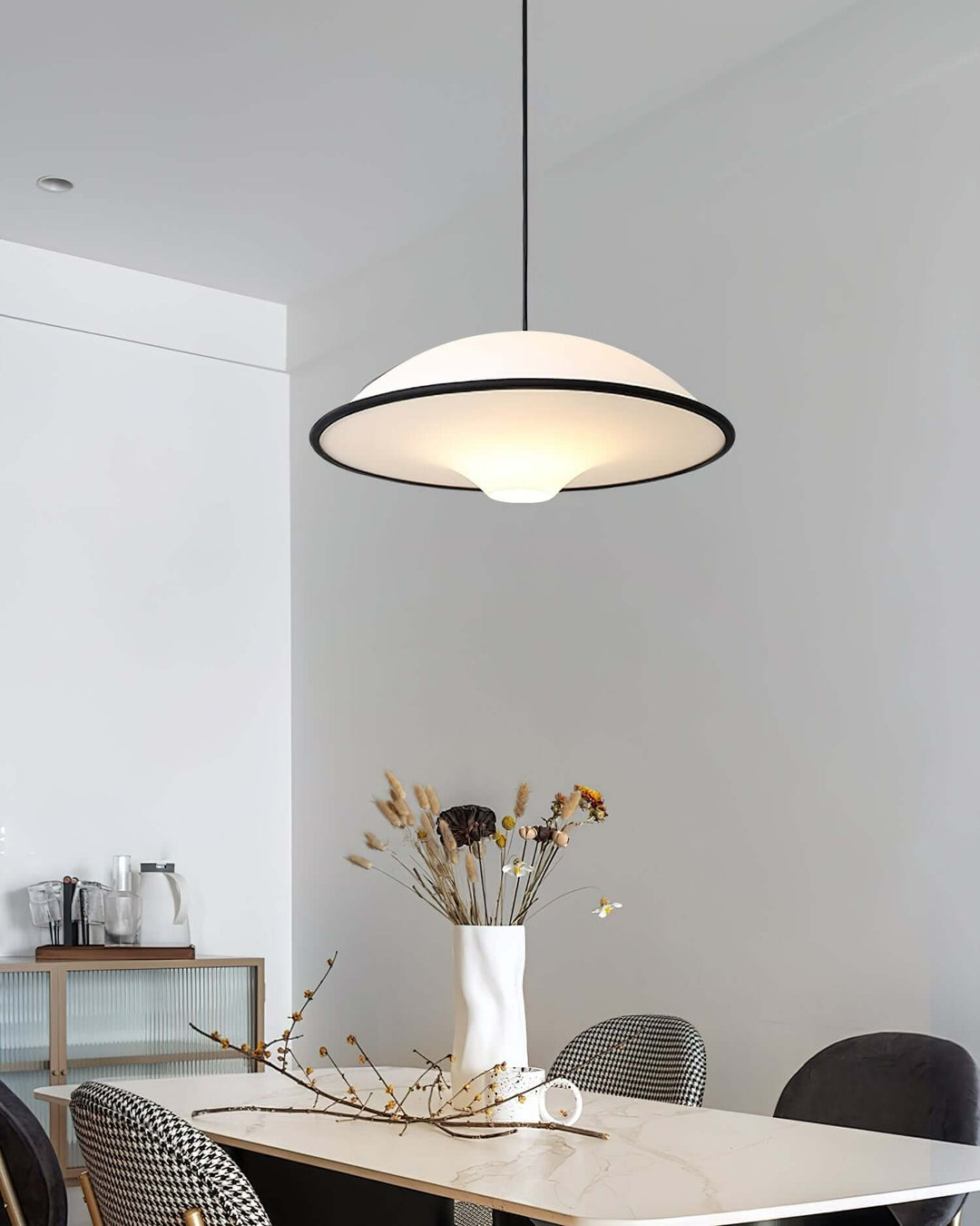 UFO Pendel Lampe - Akryl & Metal