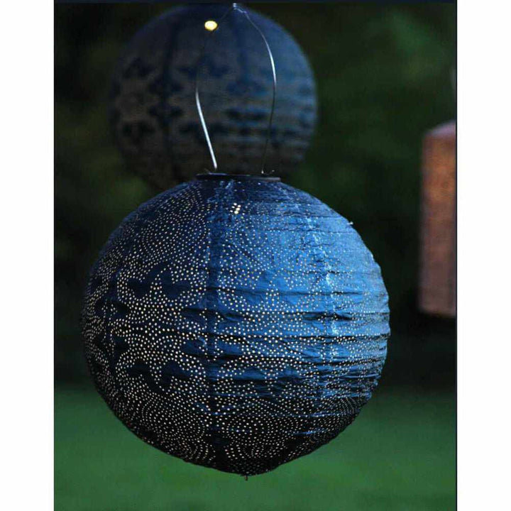 Solcellelanterne Globus 30 cm til Haven