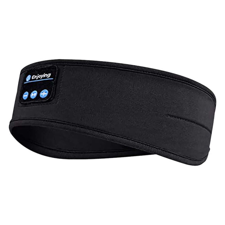 Sovemaske med Bluetooth-hovedtelefoner i sort