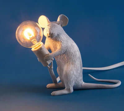 Dekorativ Muse Bordlampe