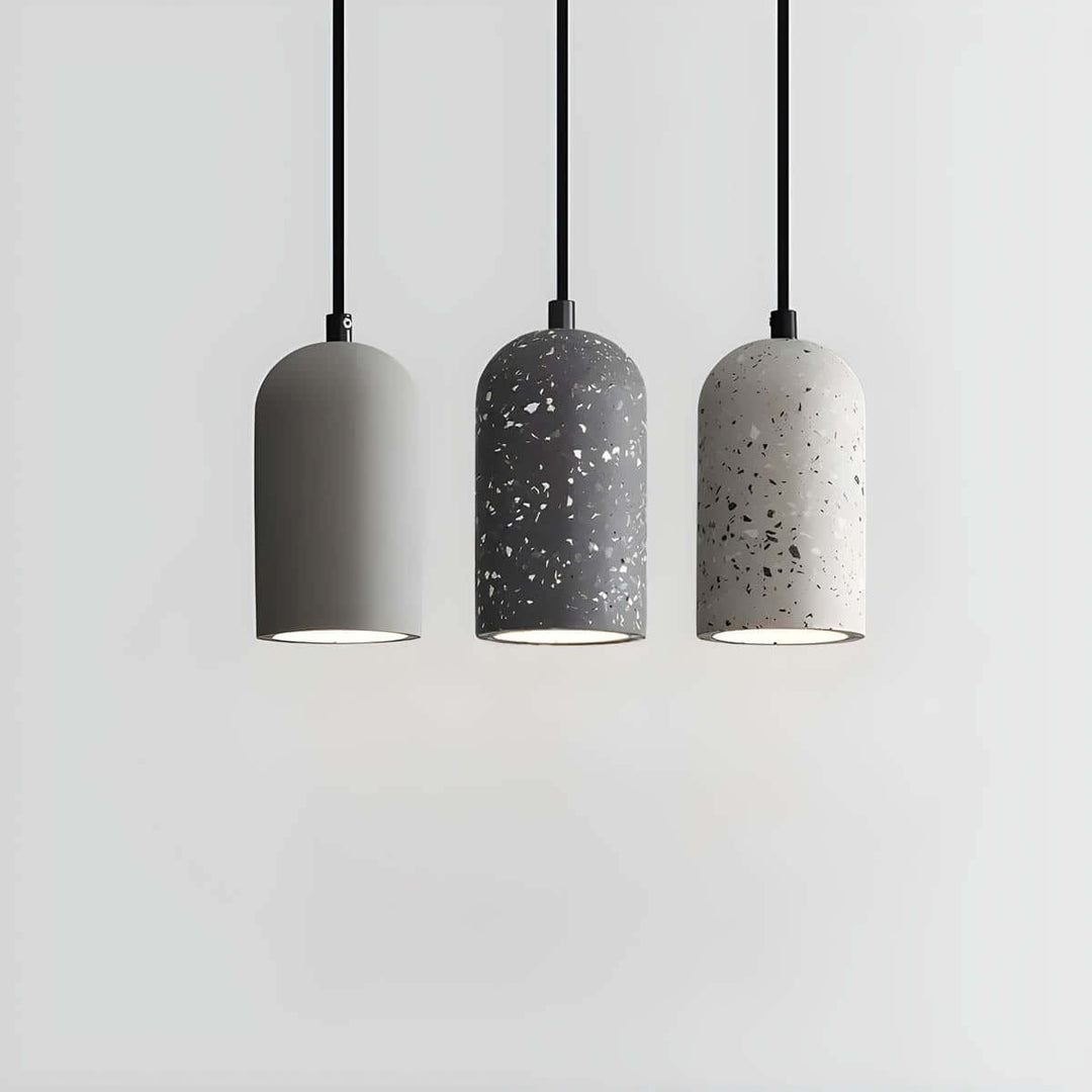 Minimalistisk beton pendellampe til stuen