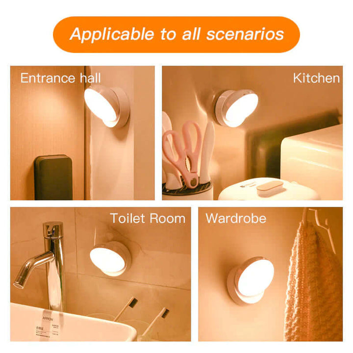 Bevægelsesaktiveret LED Natlys med Sensor