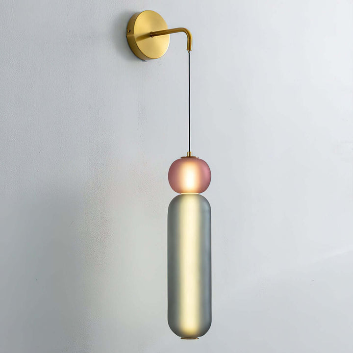 Elegant væglampe med klokkeorkidé-design