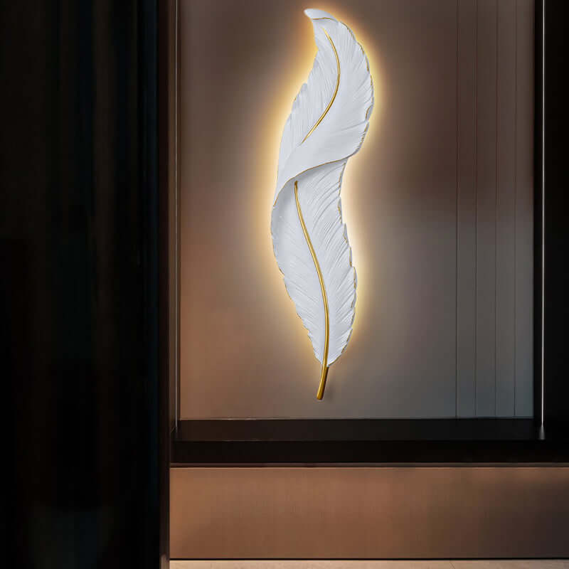 Moderne LED-væglampe – Tre-farvet belysning