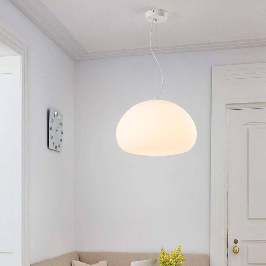 Moderne glas pendellampe til hyggelig belysning