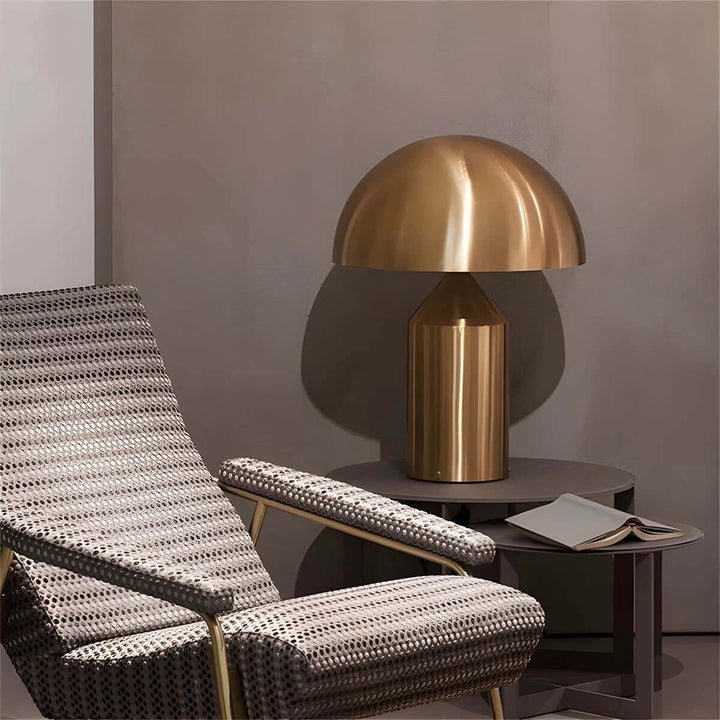 Vintage bordlampe med moderne flair