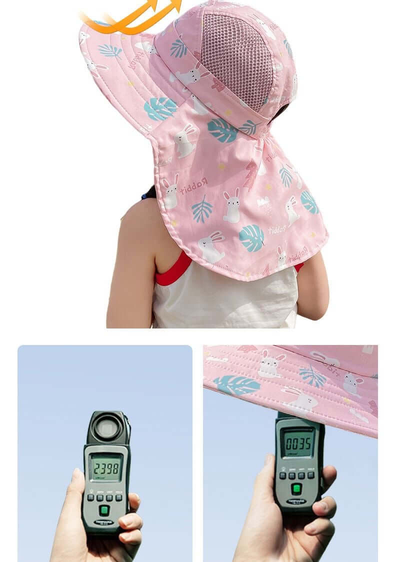 Børns Anti-UV Solhat med Fløjte - Beskyttelse til Sommerdage