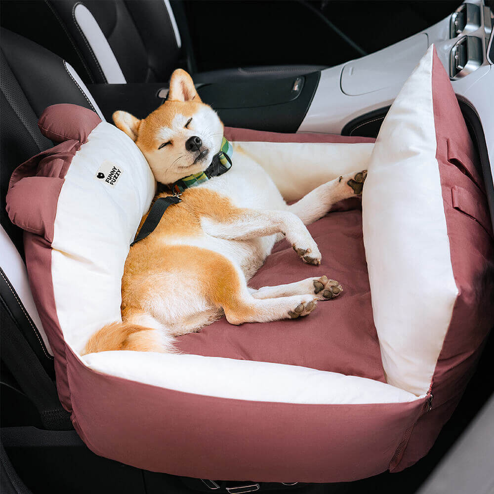 Sikker Autostol til Hunde med Beskyttelsespuder