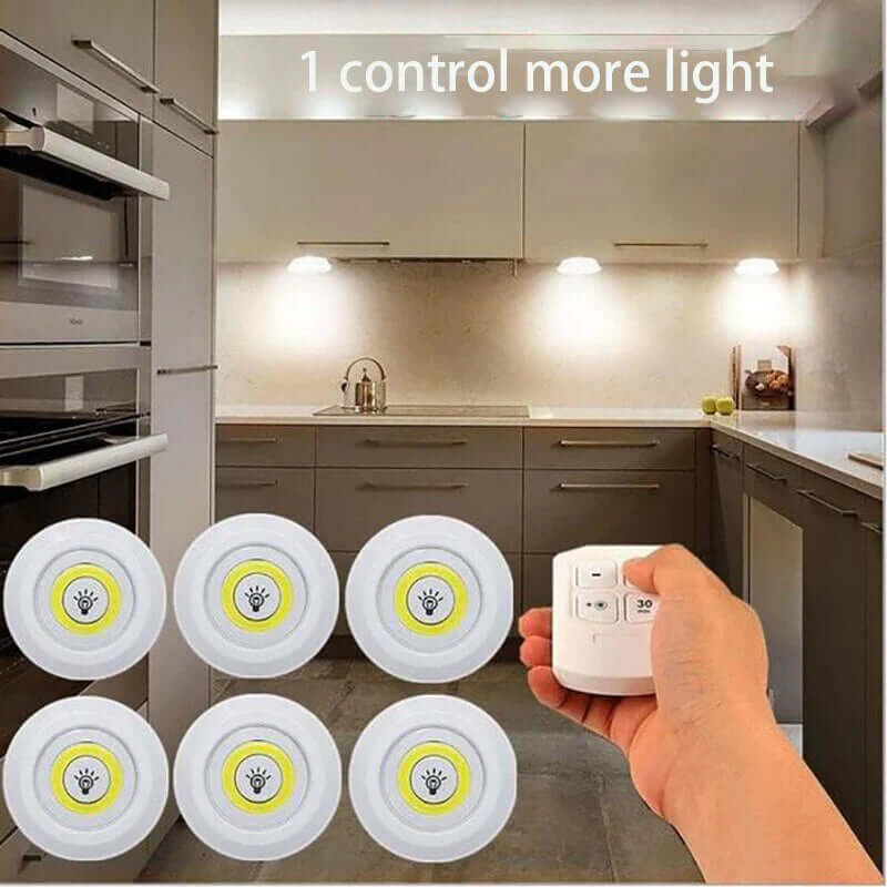 Smarte LED-belysning med Timer & Fjernbetjening