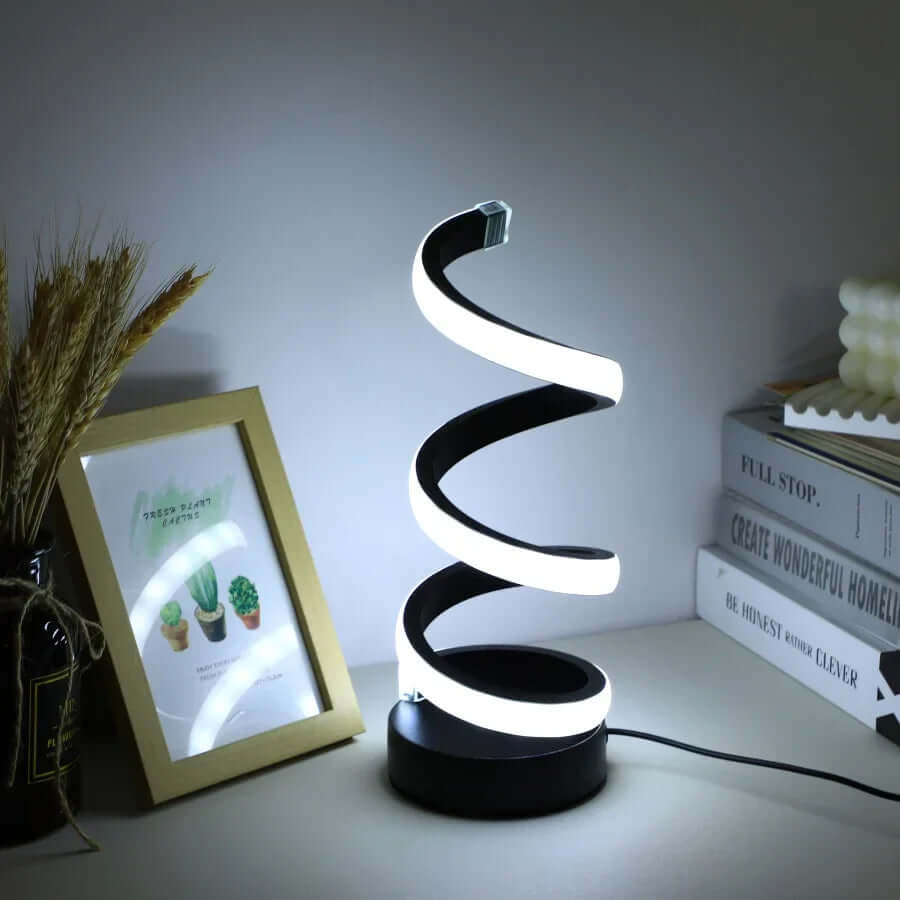 USB LED Skrivebordslampe med S-formet Design