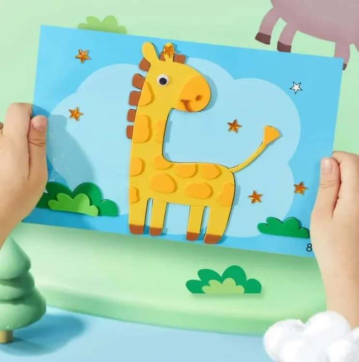3D Dyreklistermærkesæt - Fantasifulde Eventyr