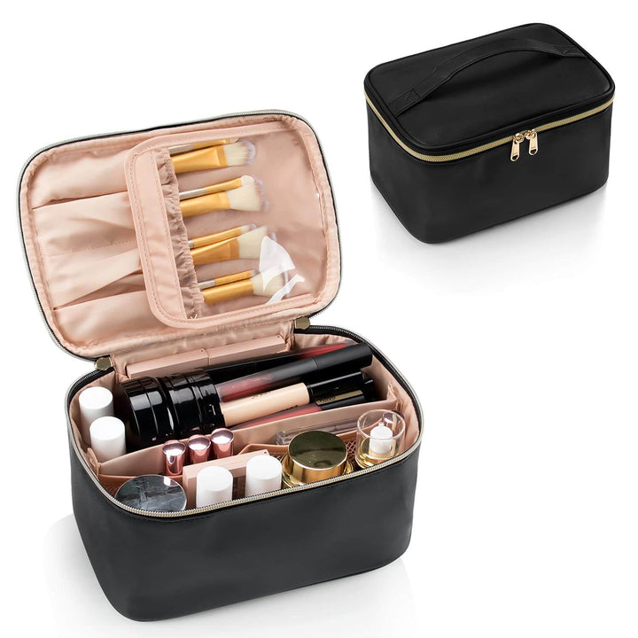 Rejse Make-up Organizer med justerbare rum