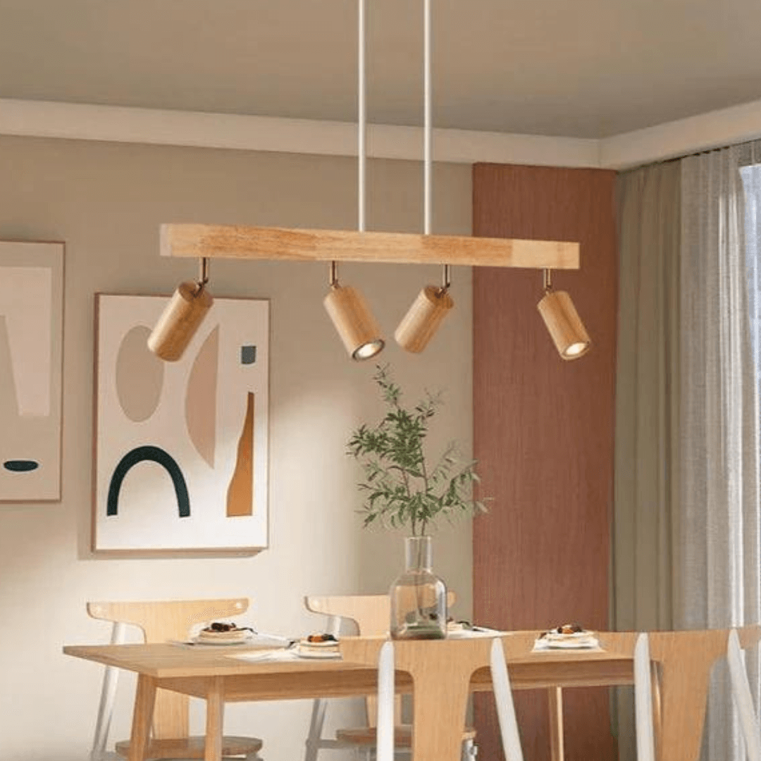 Justerbar loftspot i træ EcoLux