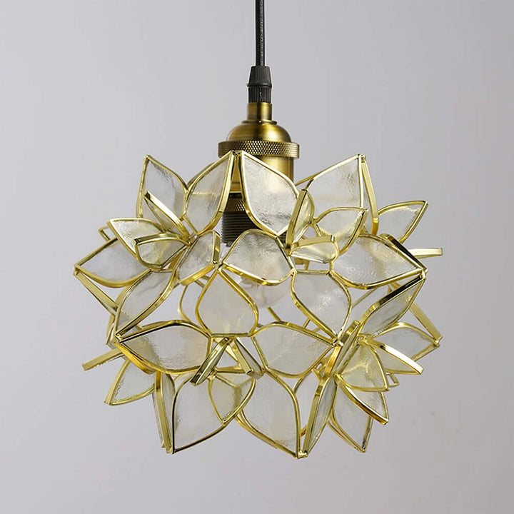 Håndlavet Kapiz Skal Loftslampe