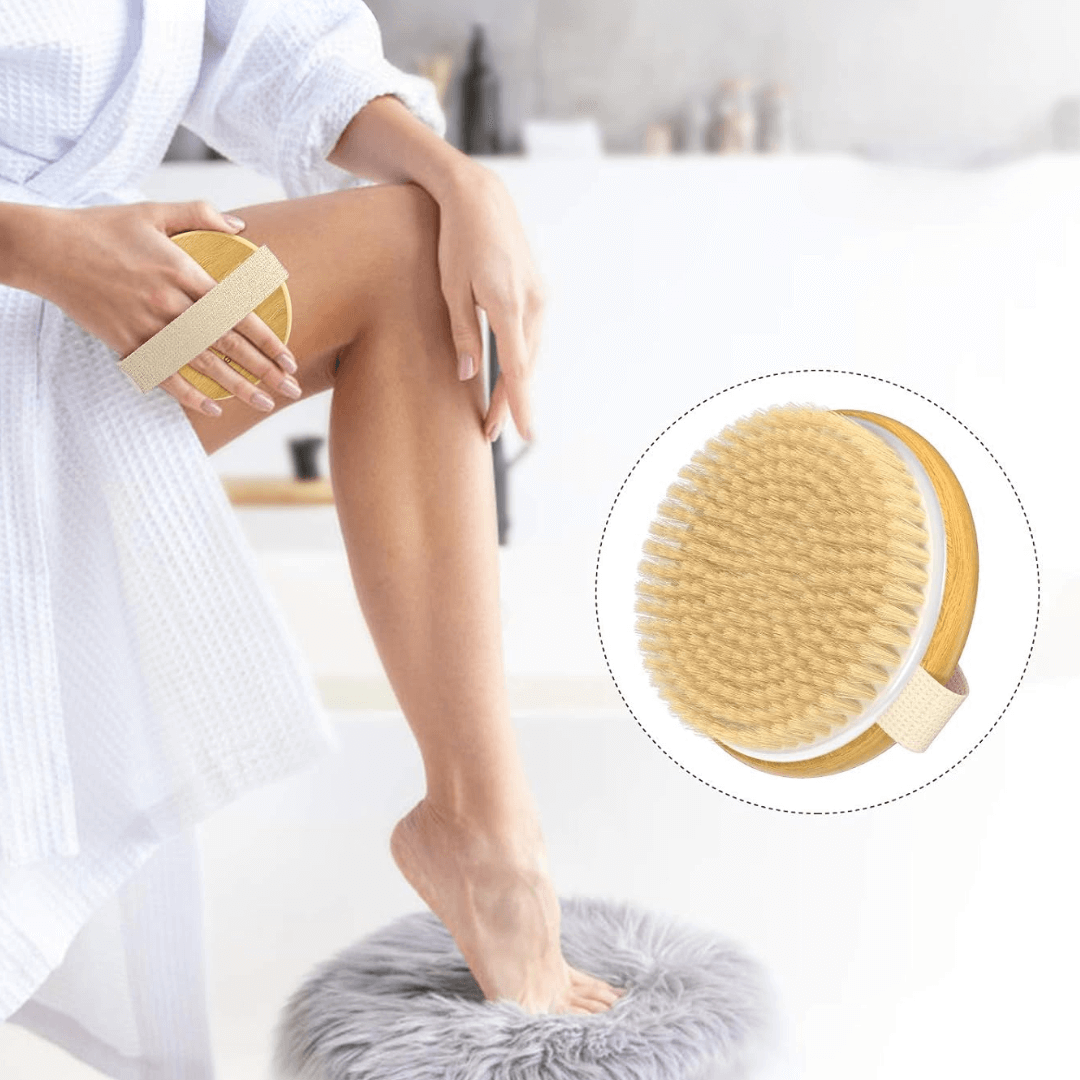 Tørbørste Kropsbørste Peeling Massagebørste