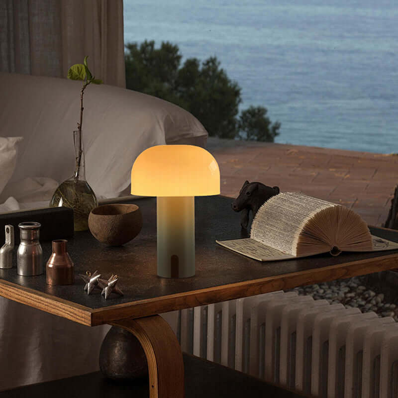 Dæmpbar LED Svampe Bordlampe, Akryl