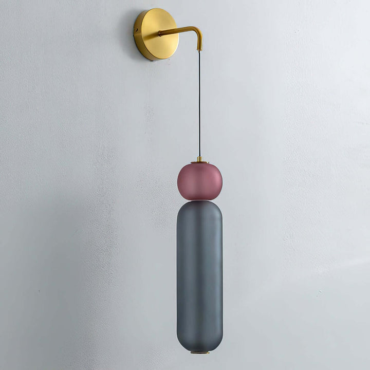 Elegant væglampe med klokkeorkidé-design