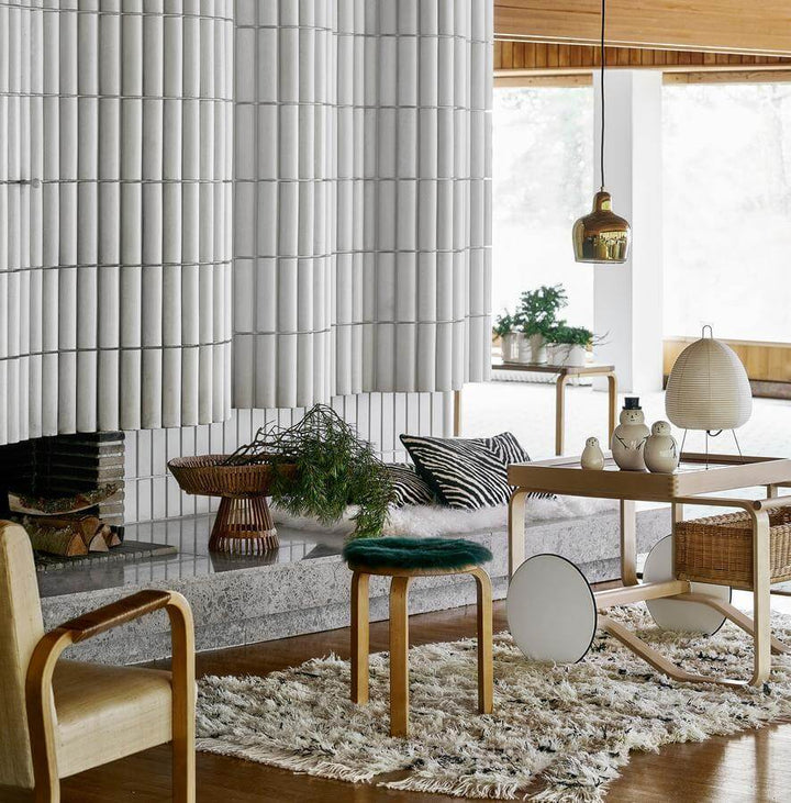 Minimalistisk japansk bordlampe Yumi