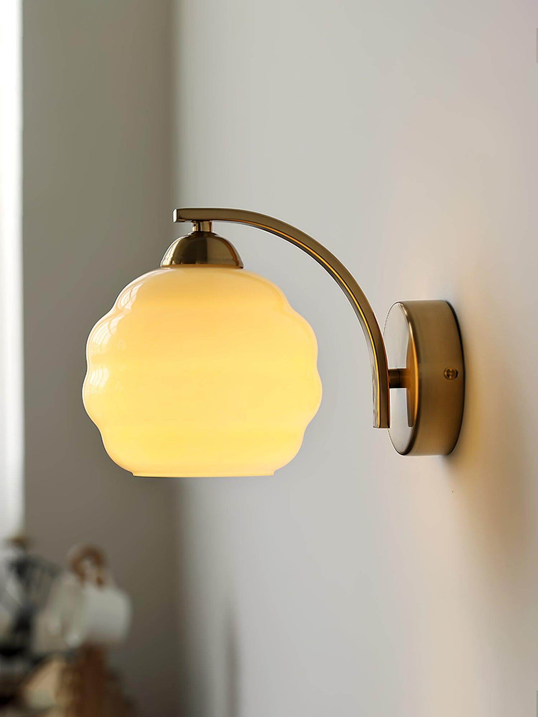 Vintage væglampe i Art Deco-stil
