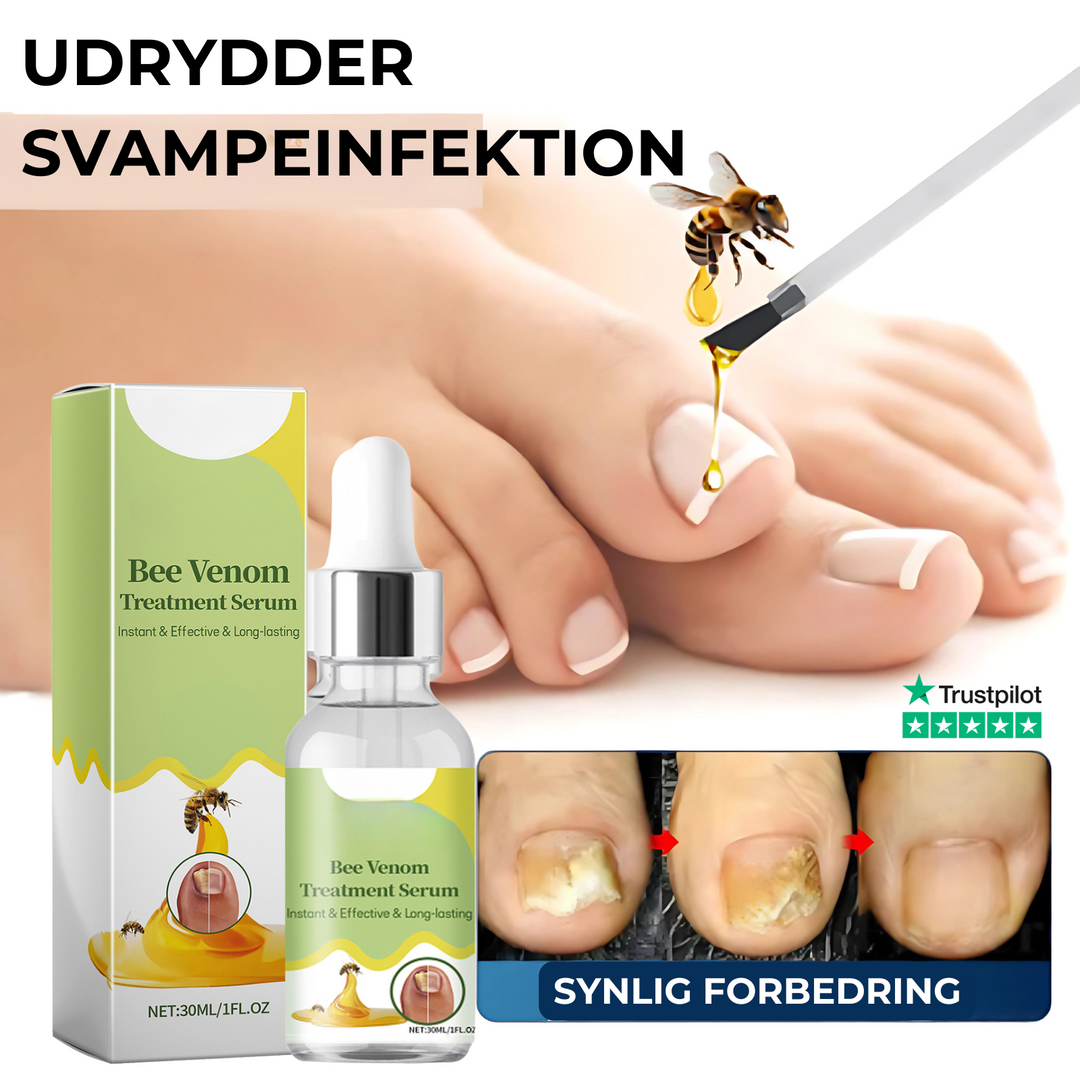Effektiv neglesvamp behandling serum for sunde finger- og tånegle. Fjerner neglesvamp.