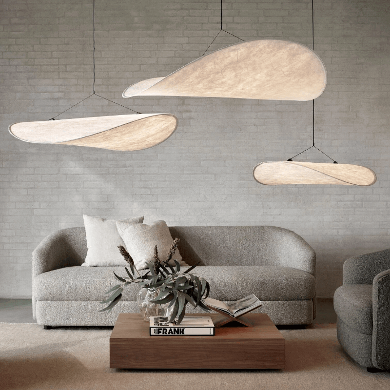 Minimalistisk Pendellampe i Japandi-stil
