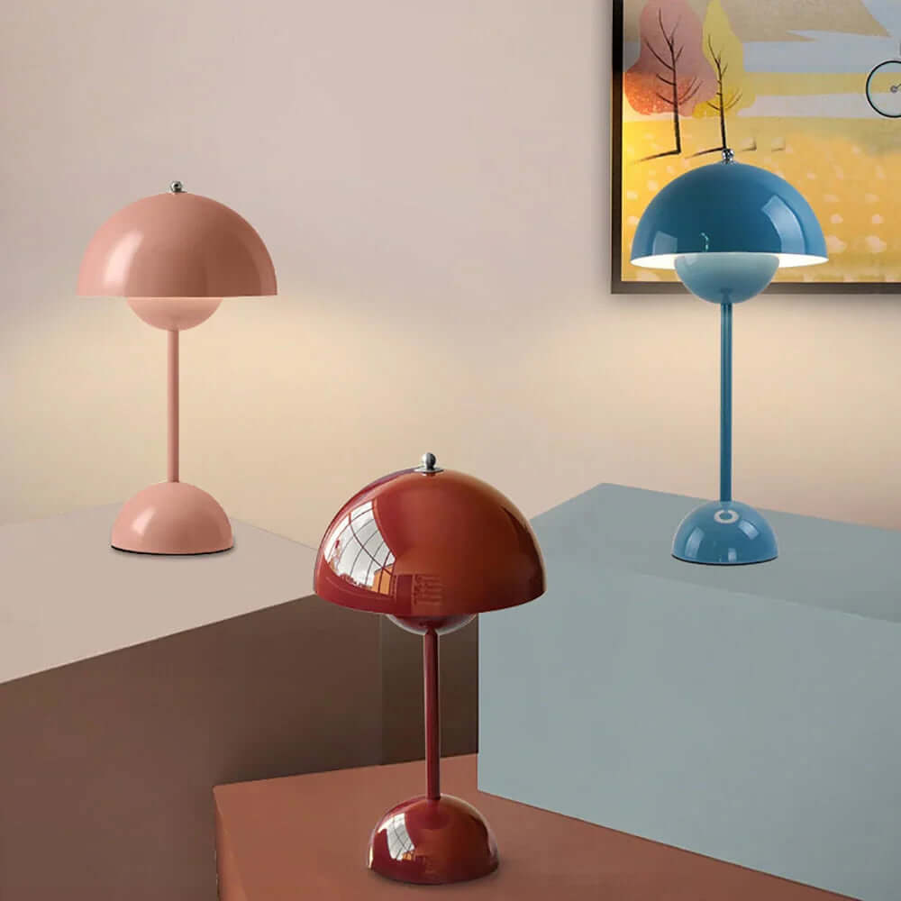 Dæmpbar Svampelampe i Moderne Design til Bord
