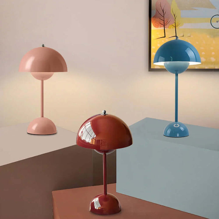Dæmpbar Svampelampe i Moderne Design til Bord