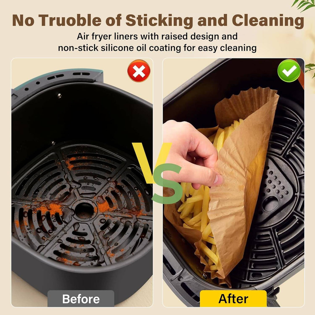 Engangs Airfryer Papirforme, Non-stick