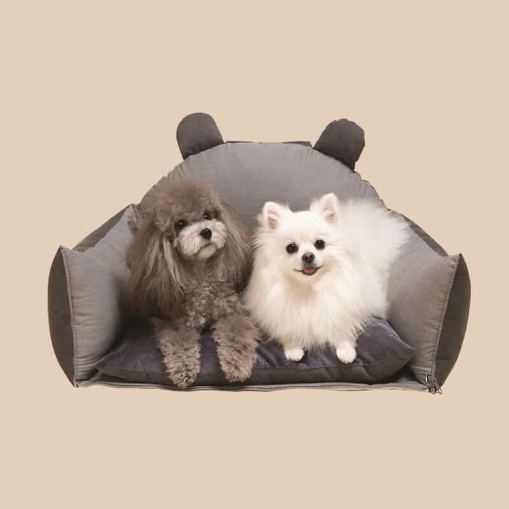 Sikker Autostol til Hunde med Beskyttelsespuder