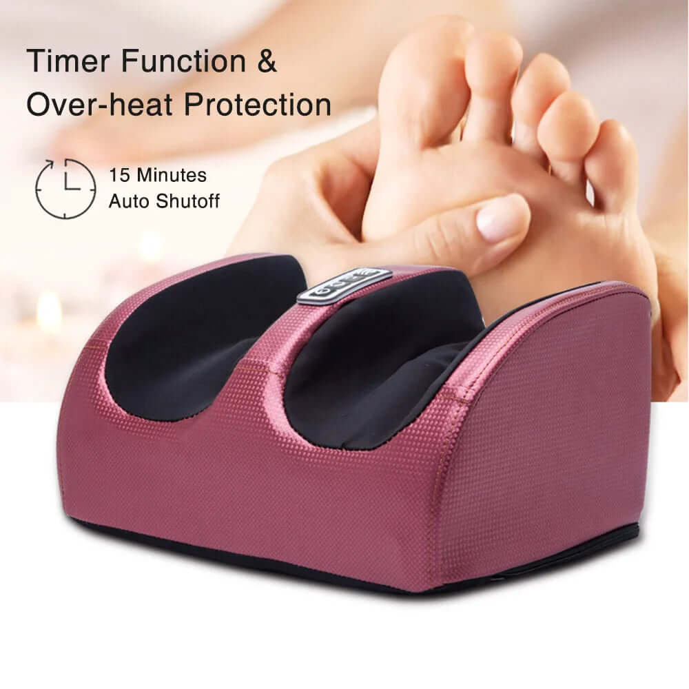 Fodmassageapparat med varme og Shiatsu-massage