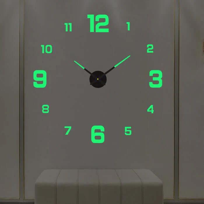 Moderne Design Vægur med Stille Urværk