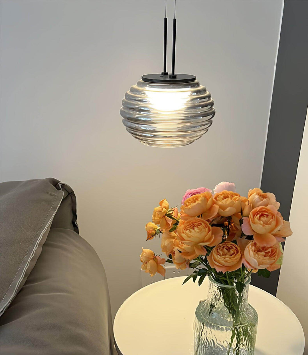 Moderne Halo Pendelophæng, 3-flamme