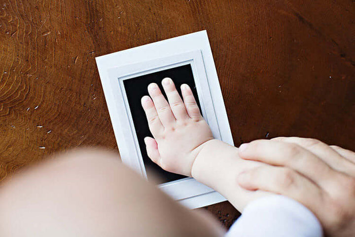 Baby hånd- og fodaftrykssæt til personlige minde