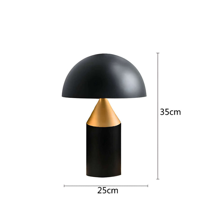 Vintage bordlampe med moderne flair