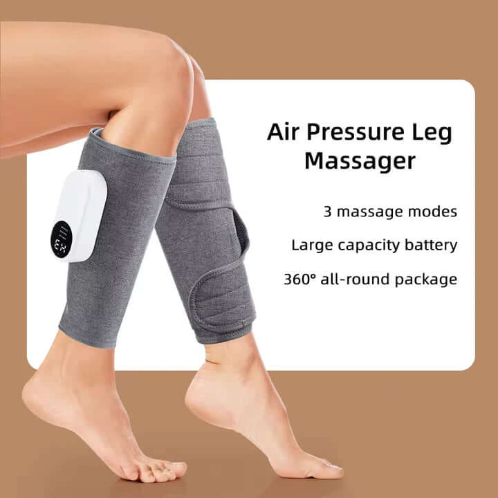 Benmassageapparat med Luftkompression & 3 Tilstande til Afslapning