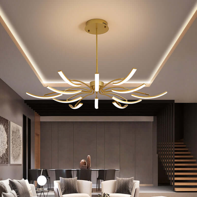 Moderne LED-loftlampe til hjemmet