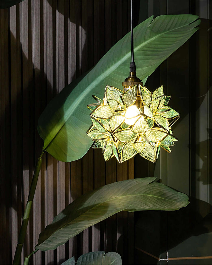 Håndlavet Kapiz Skal Loftslampe